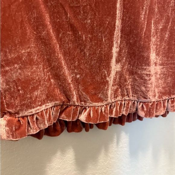 Madewell Pink Ruffled Short Sleeve Blouse size XXS - Picture 6 of 9